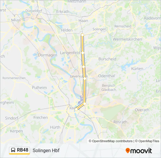 RB48  Line Map