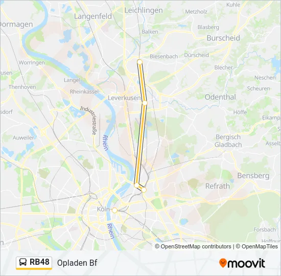 RB48 Bus Line Map