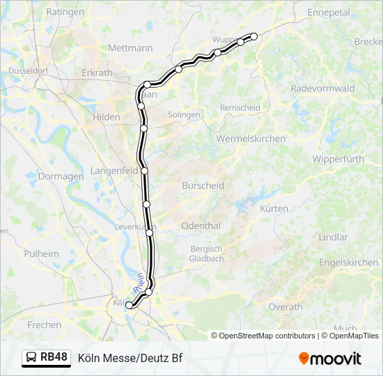 RB48 Bus Line Map