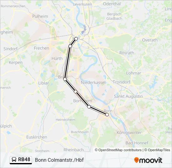 RB48 Bus Line Map