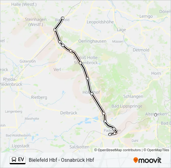 EV Bus Line Map
