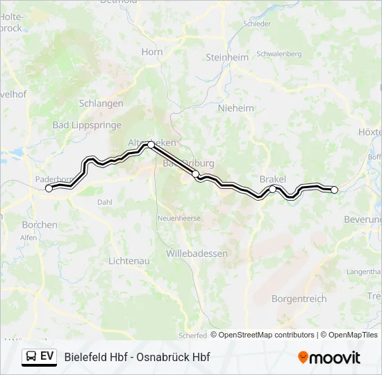 EV Bus Line Map