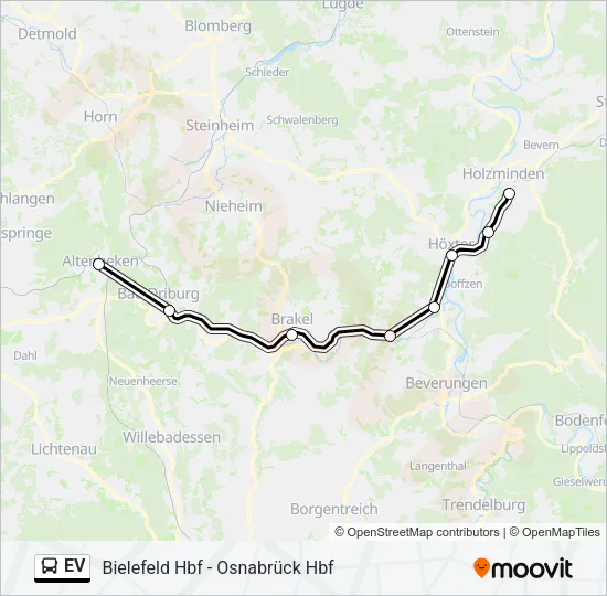 EV Bus Line Map