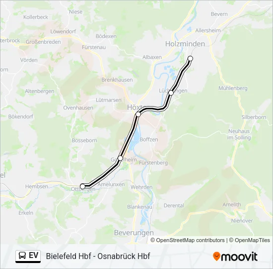 EV Bus Line Map