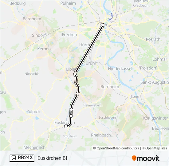 RB24X Bus Line Map