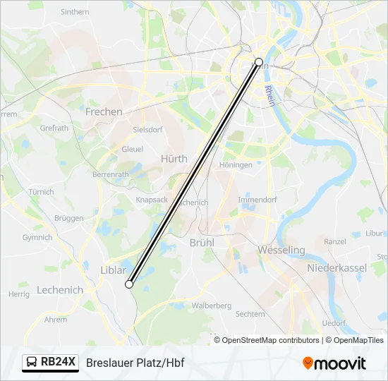 RB24X Bus Line Map
