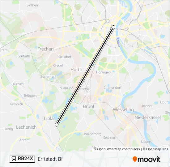 RB24X Bus Line Map