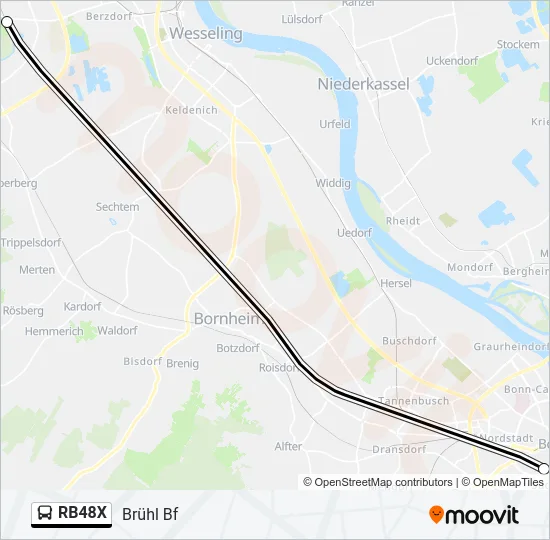 RB48X Bus Line Map