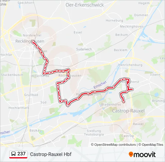 237 Bus Line Map