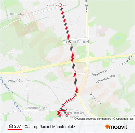 237 Bus Line Map