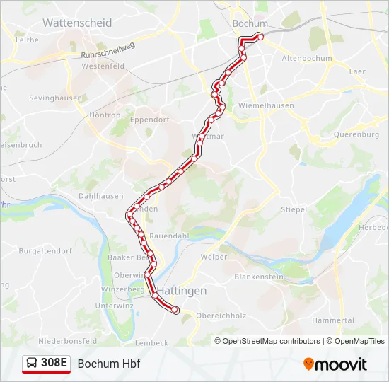 308E  Line Map