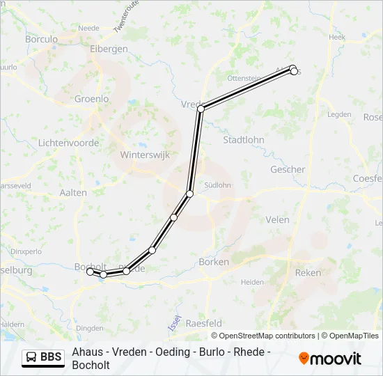 BBS Bus Line Map