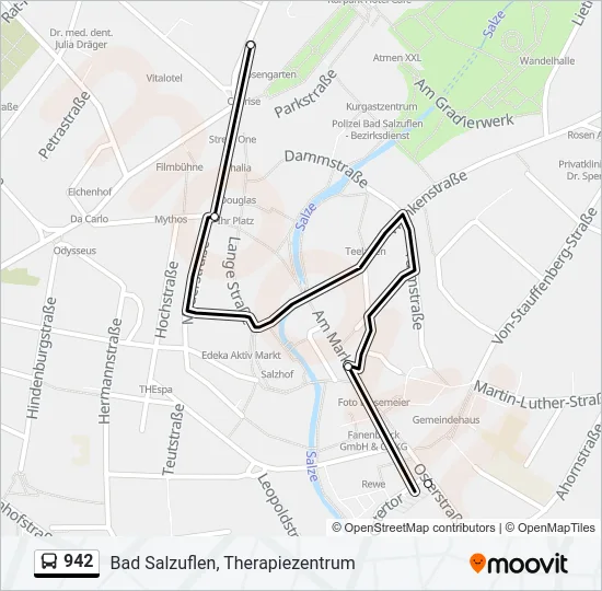 942 Bus Line Map