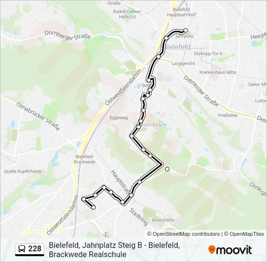 228 Bus Line Map
