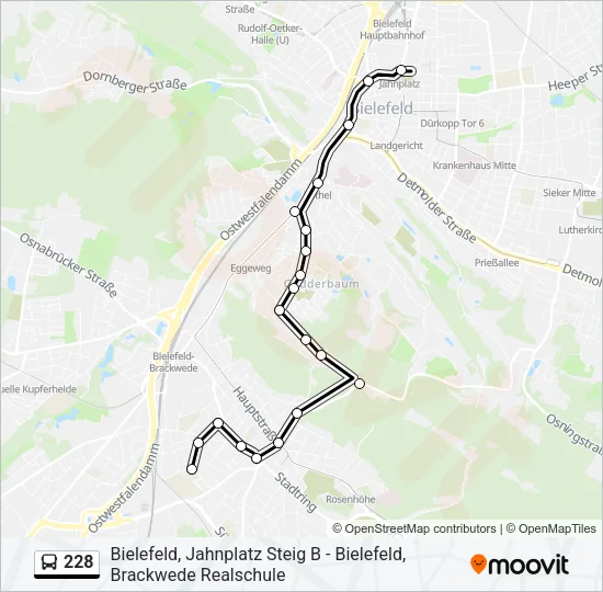 228 Bus Line Map