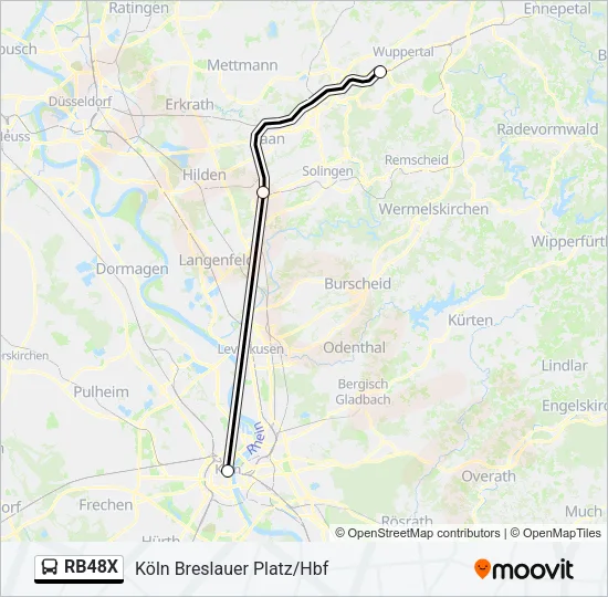 RB48X Bus Line Map
