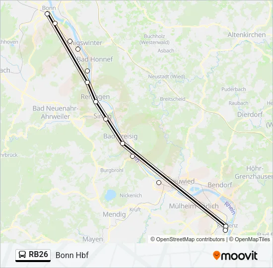 RB26  Line Map