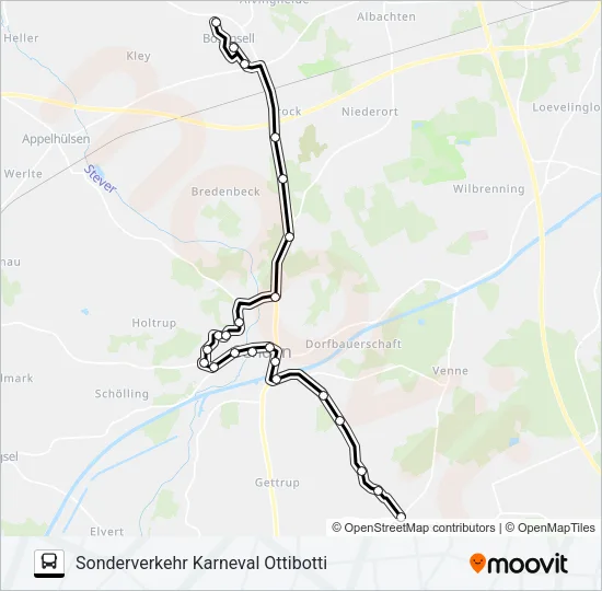 SF OTTMARSBOCHOLT Bus Line Map