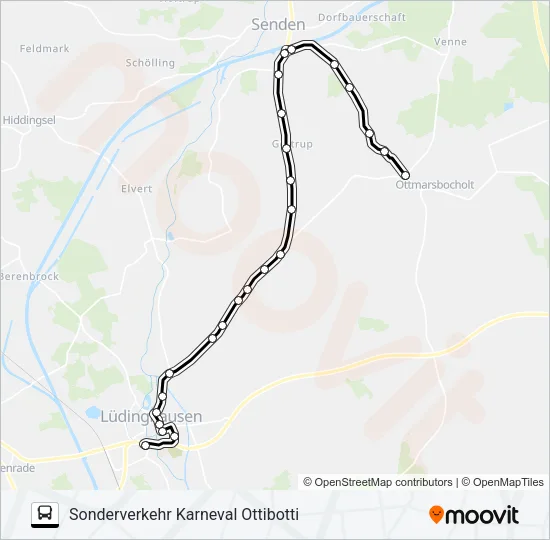 SF OTTMARSBOCHOLT Bus Line Map