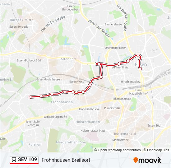 sev 109 Route: Schedules, Stops & Maps - Frohnhausen Breilsort (Updated)