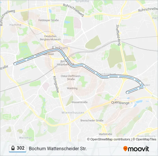 302 Light Rail Line Map