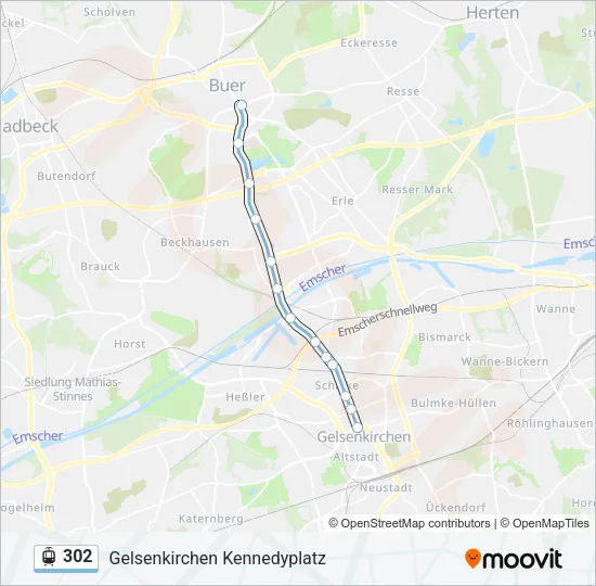 302 Light Rail Line Map