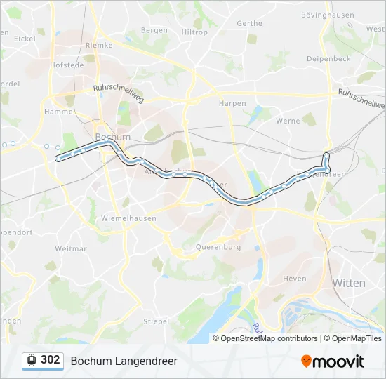 302 Light Rail Line Map