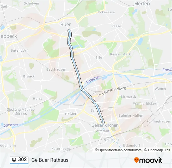 302 Light Rail Line Map