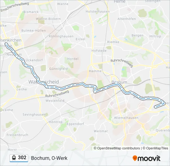 302 Light Rail Line Map