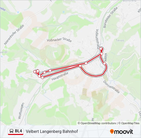 BL4 Bus Line Map