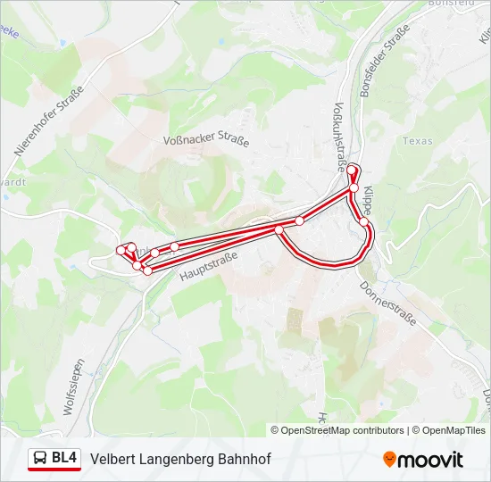 BL4 Bus Line Map