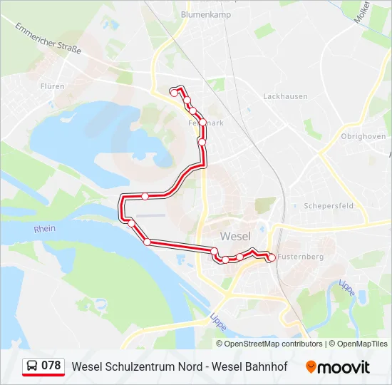 078 Bus Line Map