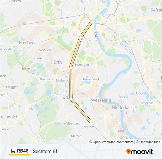RB48 Bus Line Map