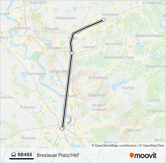 RB48X Bus Line Map