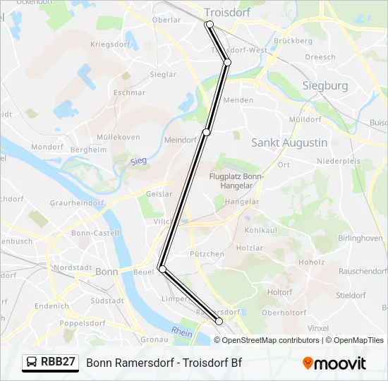 RBB27 Bus Line Map