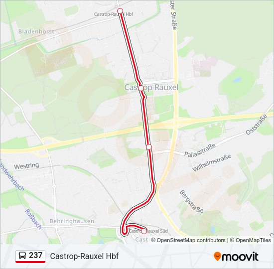 237 Bus Line Map