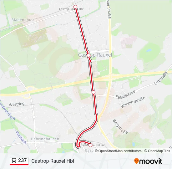 237 Bus Line Map