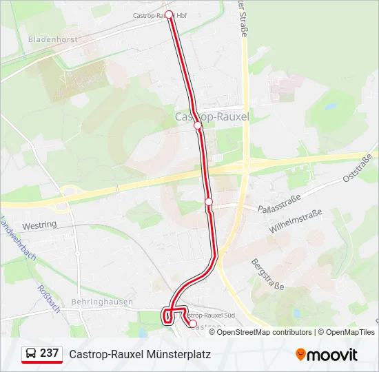 237 Bus Line Map