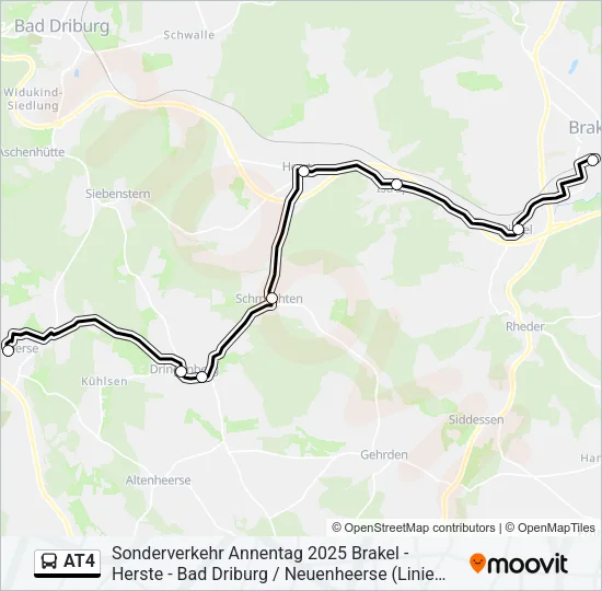 AT4 Bus Line Map