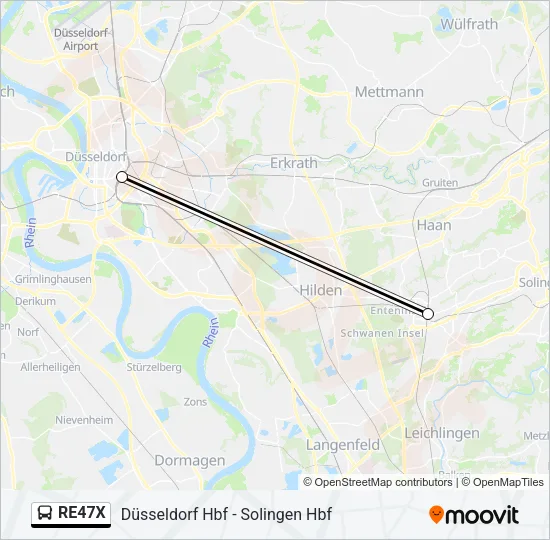RE47X Bus Line Map