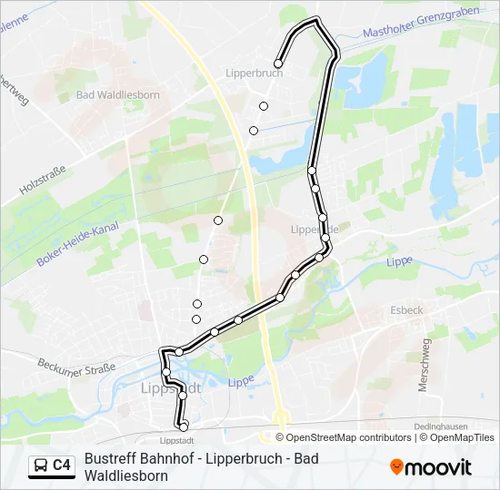 C4 Bus Line Map