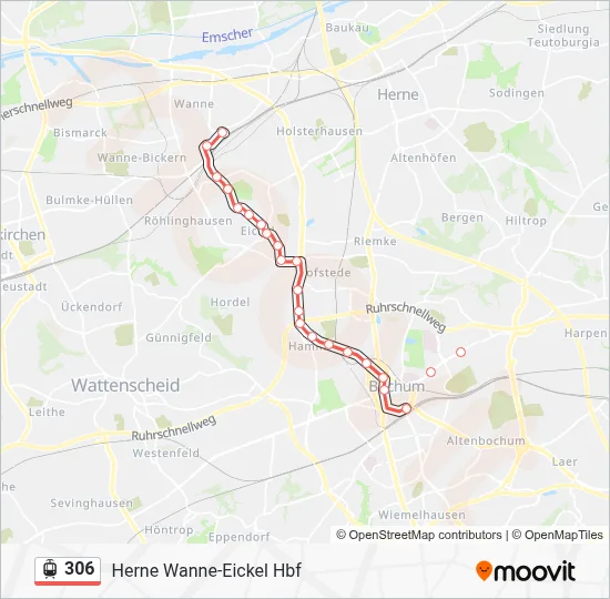 306 Light Rail Line Map