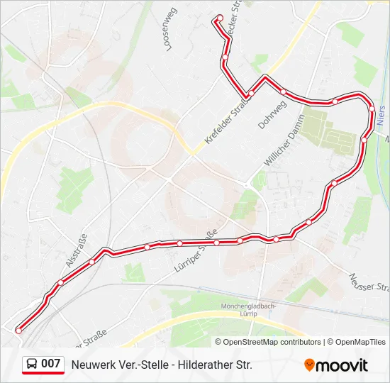 Автобус 007: карта маршрута