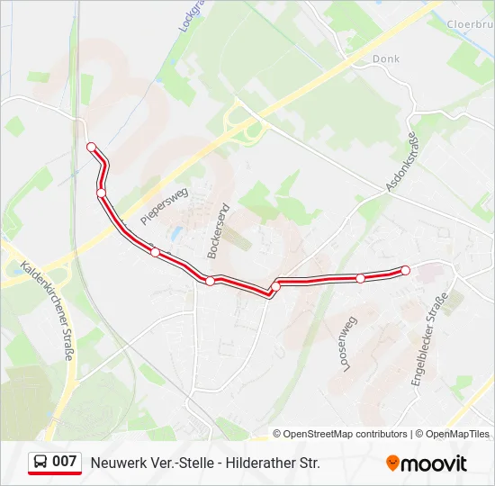 Автобус 007: карта маршрута