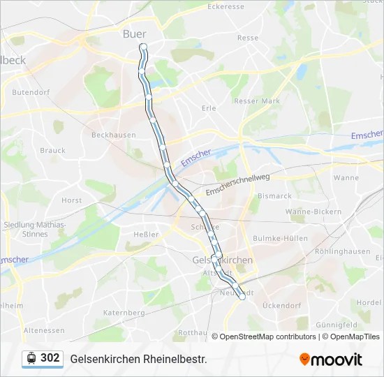 302 Light Rail Line Map