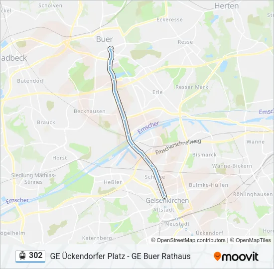 302 Light Rail Line Map