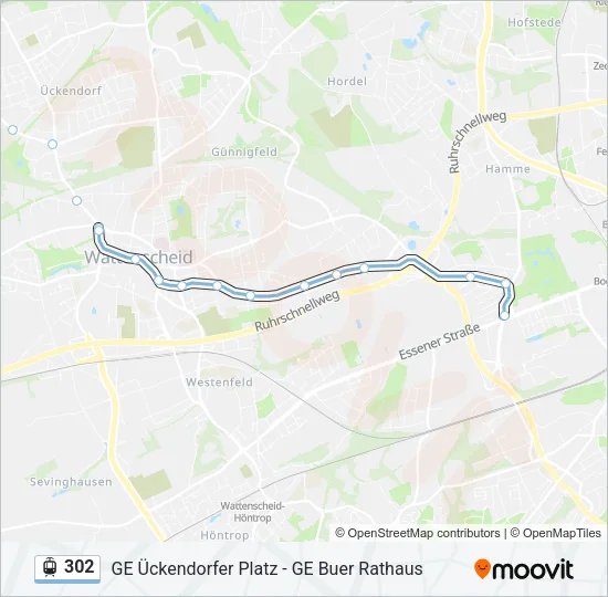 302 Light Rail Line Map