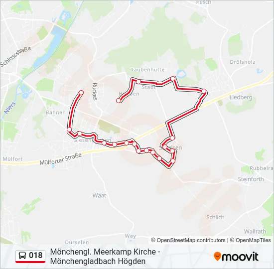 018 Bus Line Map