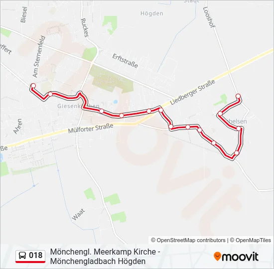 018 Bus Line Map