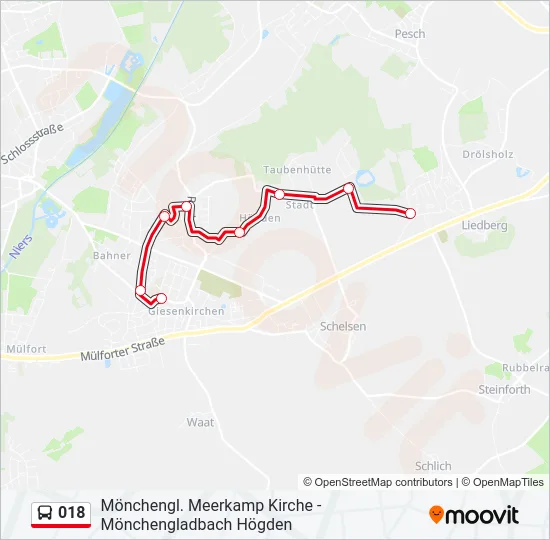 018 Bus Line Map